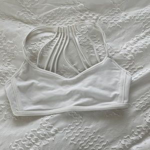 Lululemon White Sports Bra